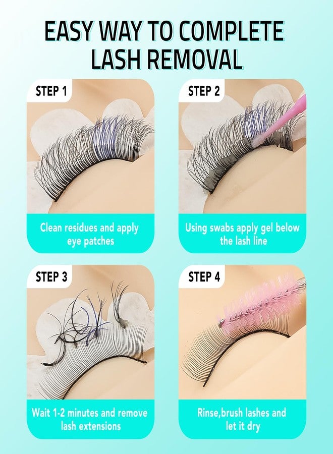 فافالاش مزيل غراء الرموش الجل من فافالاش، مزيل رموش لطيف على البشرة الحساسة، مزيل رموش سريع المفعول للاستخدام الاحترافي، تركيبة لطيفة لا تسبب تهيجًا، 15 مل من جل مزيل الرموش - Image 4